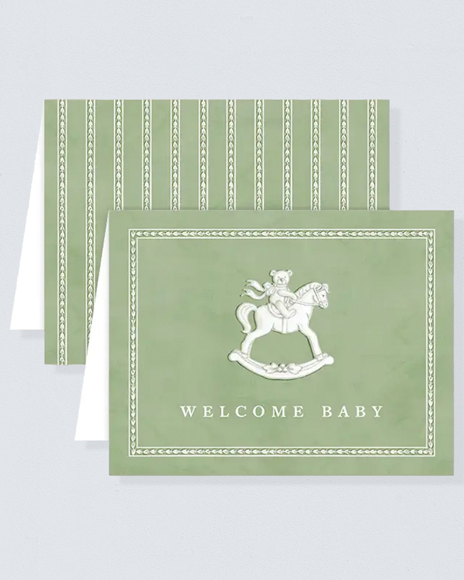 Petit Jouet Cheval Vert Card